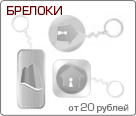 Брелоки с логотипом